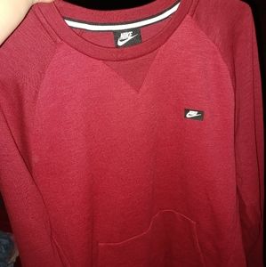 Red Nike sweater